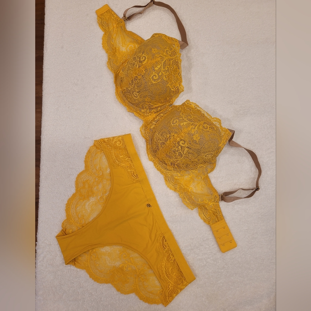 34F Third Love bra and panty set